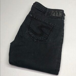 SILVER BLACKWASH SUKI JEGGING JEANS 30x37 ⭐️